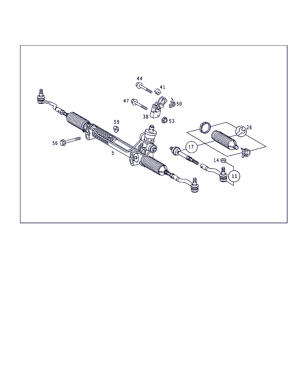 Mercedes-Benz A 414 460 02 05 - Raidetangon pää, suora inparts.fi