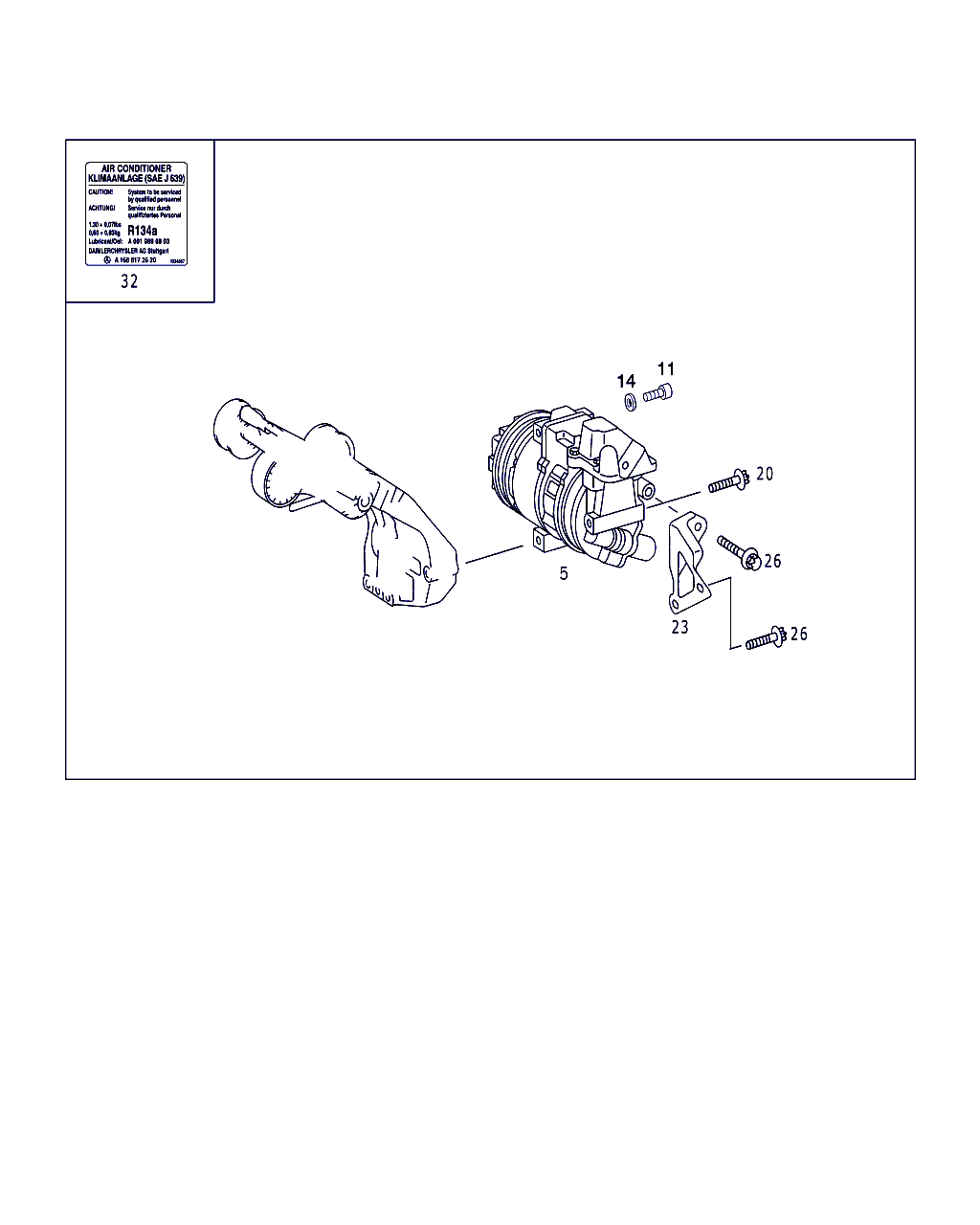 Mercedes-Benz A 000 230 94 11 - Kompressori, ilmastointilaite inparts.fi