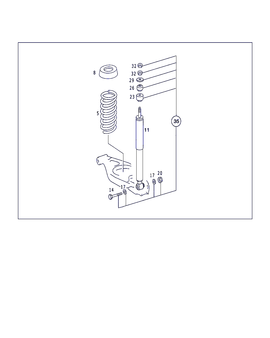 Mercedes-Benz A 124 320 21 31 - Iskunvaimennin inparts.fi