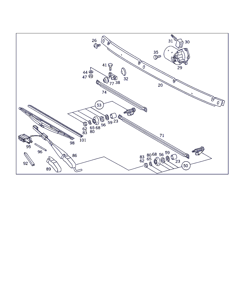 Mercedes-Benz A 004 820 67 42 - Pyyhkijän moottori inparts.fi