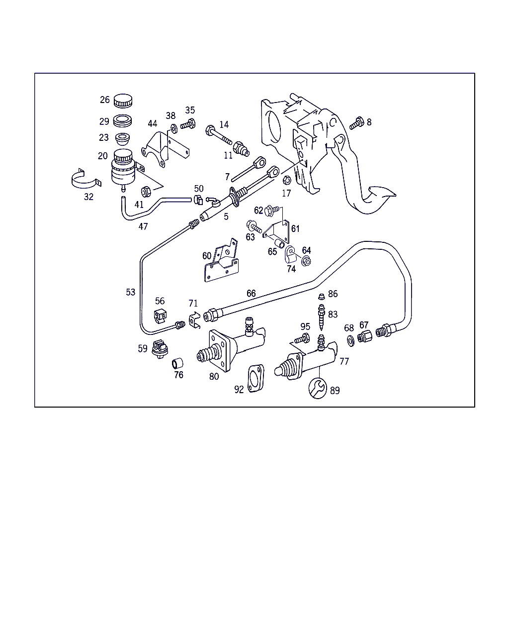 Mercedes-Benz A 668 290 00 12 - Pääsylinteri, kytkin inparts.fi