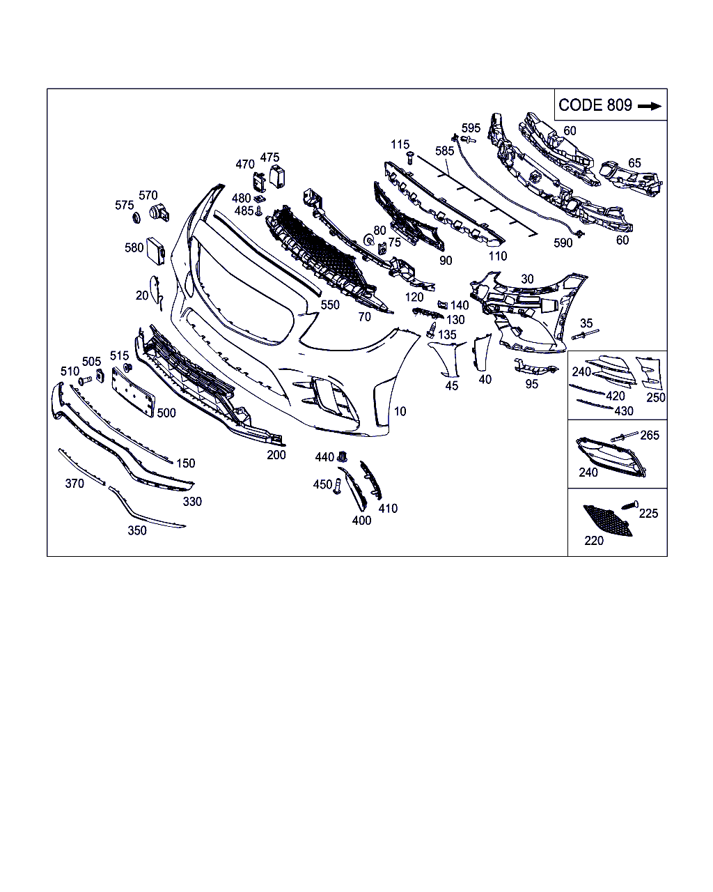 Mercedes-Benz A 205 880 03 40 9999 - Puskuri inparts.fi