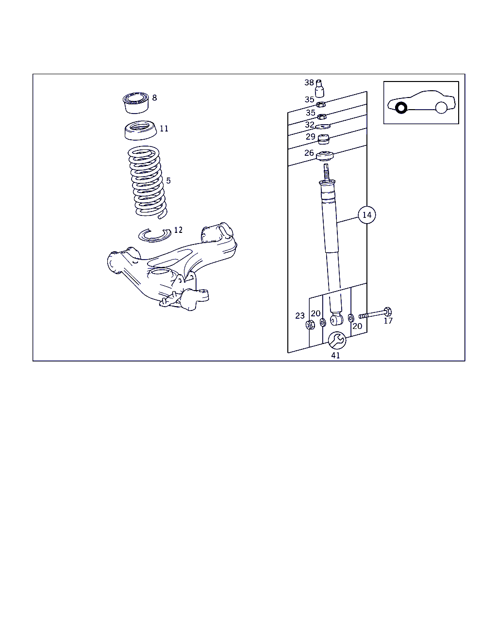 Mercedes-Benz A 170 320 00 30 - Iskunvaimennin inparts.fi