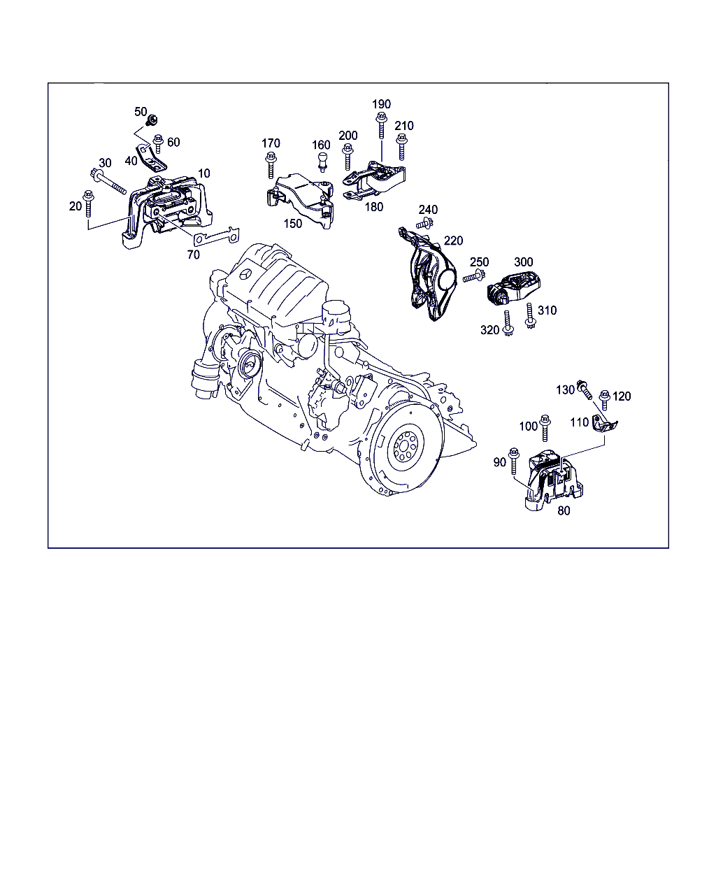 Mercedes-Benz A 246 240 02 17 - Jakovaihteiston tuki inparts.fi