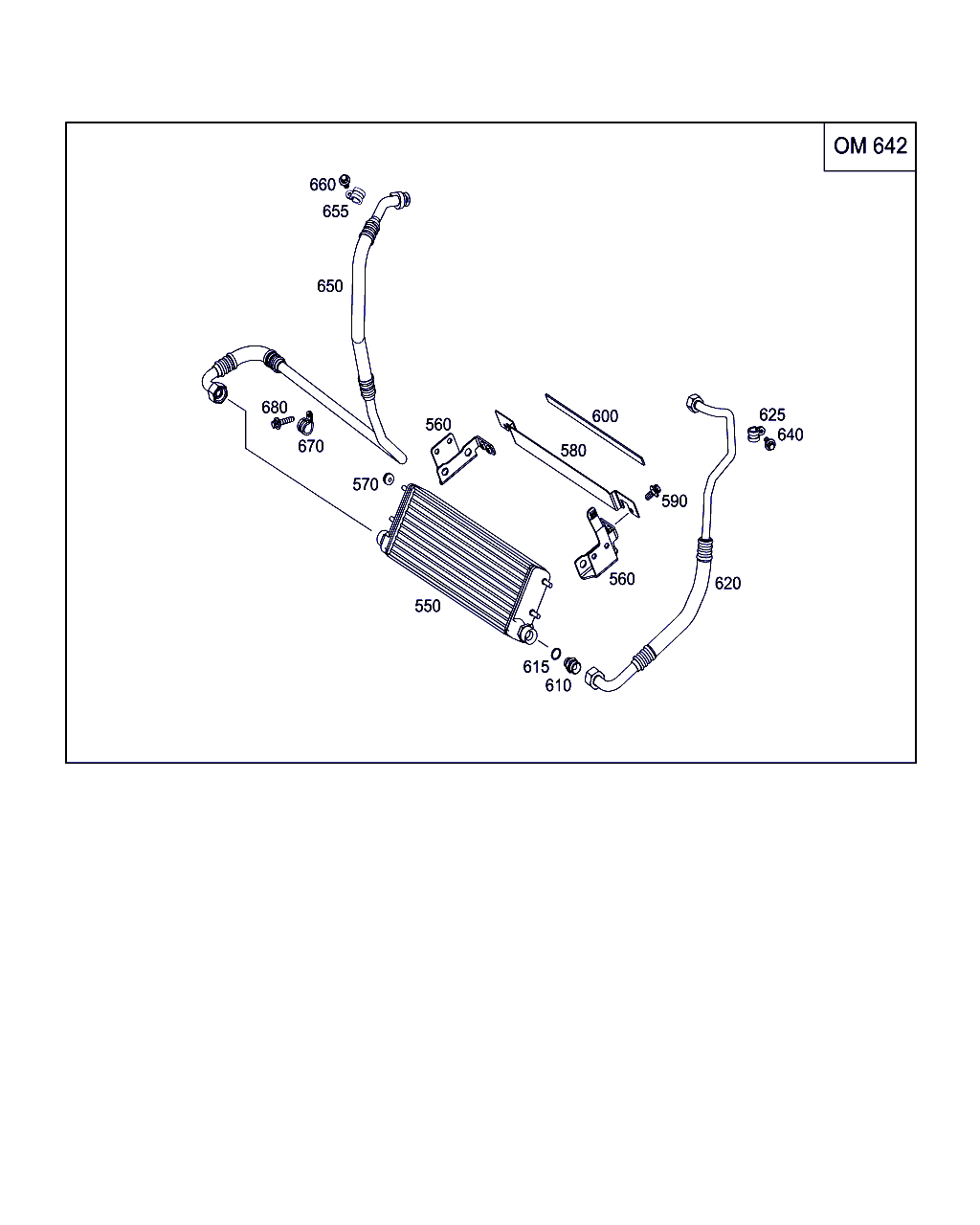 Mercedes-Benz A 140 500 00 00 - Moottoriöljyn jäähdytin inparts.fi