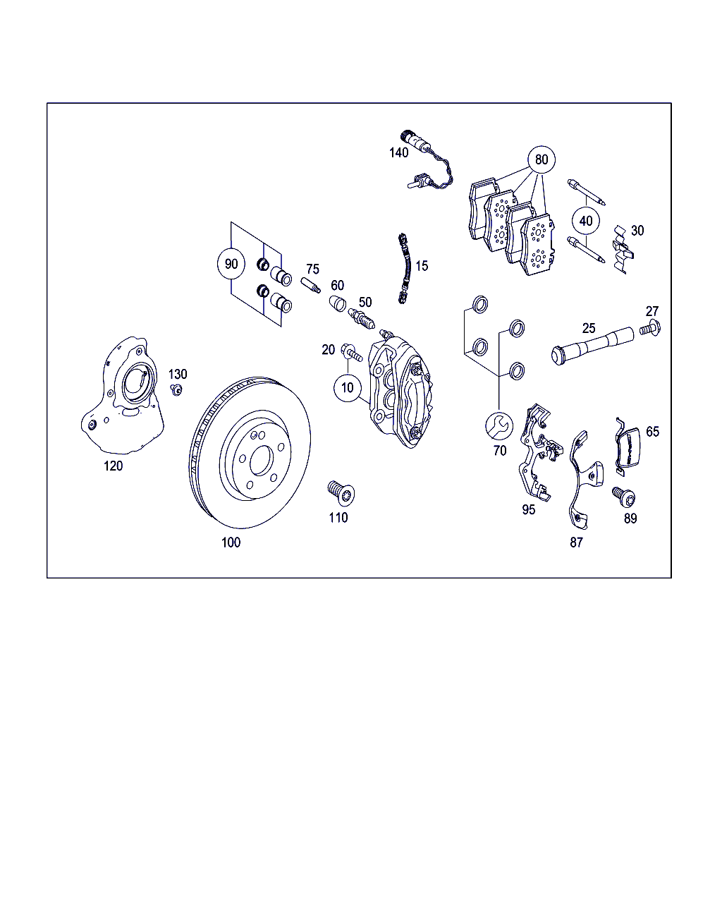 Mercedes-Benz A 004 420 80 20 - Jarrupala, levyjarru inparts.fi