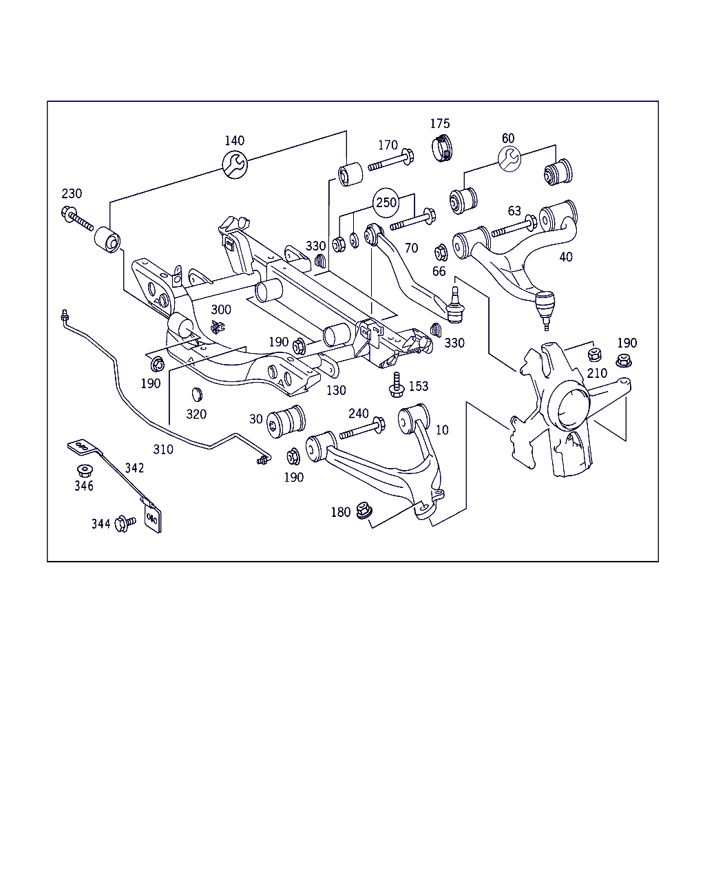 Mercedes-Benz A 163 352 04 01 - Tukivarsi, pyöräntuenta inparts.fi