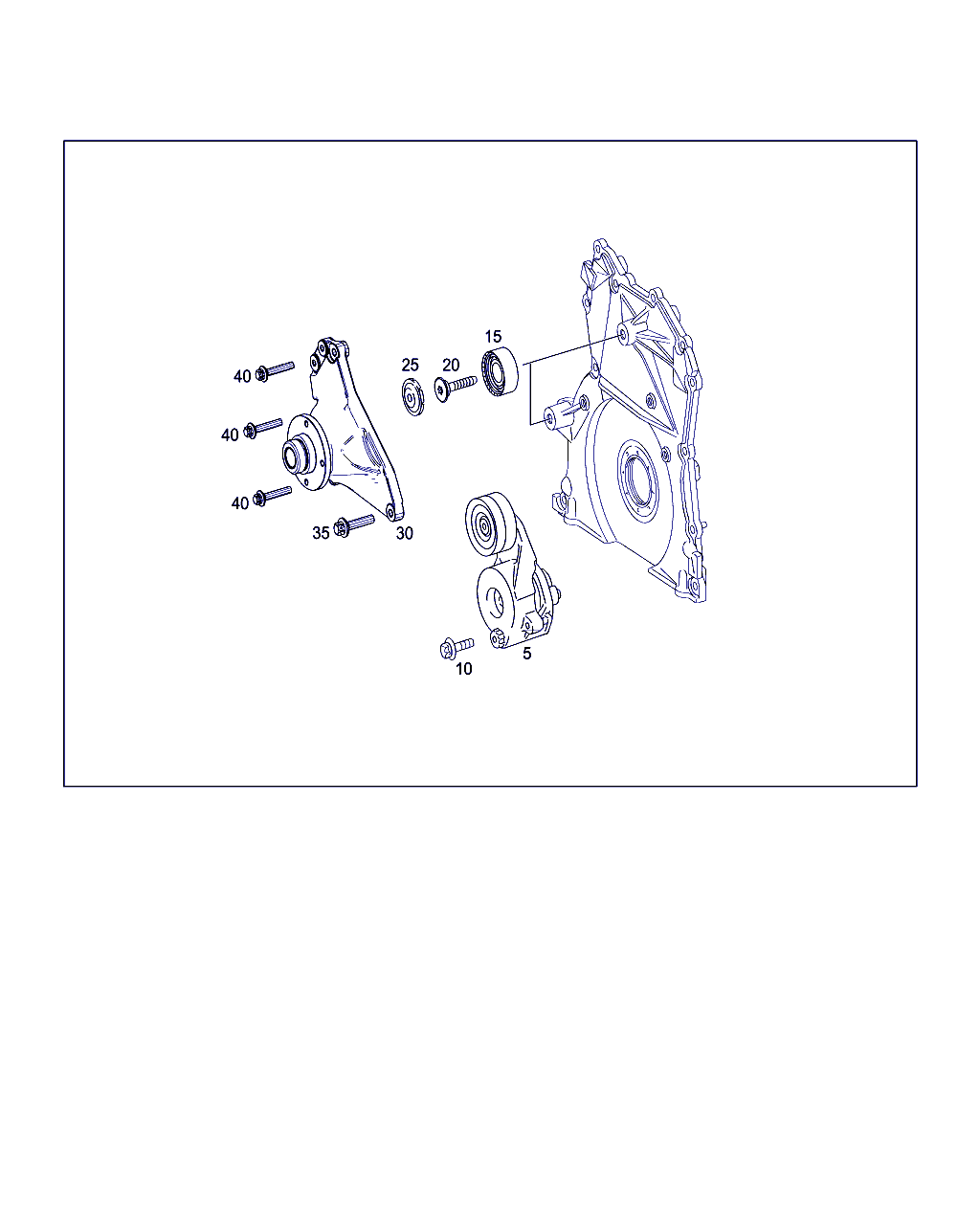 Mercedes-Benz A 642 200 13 70 - Hihnankiristin, moniurahihna inparts.fi