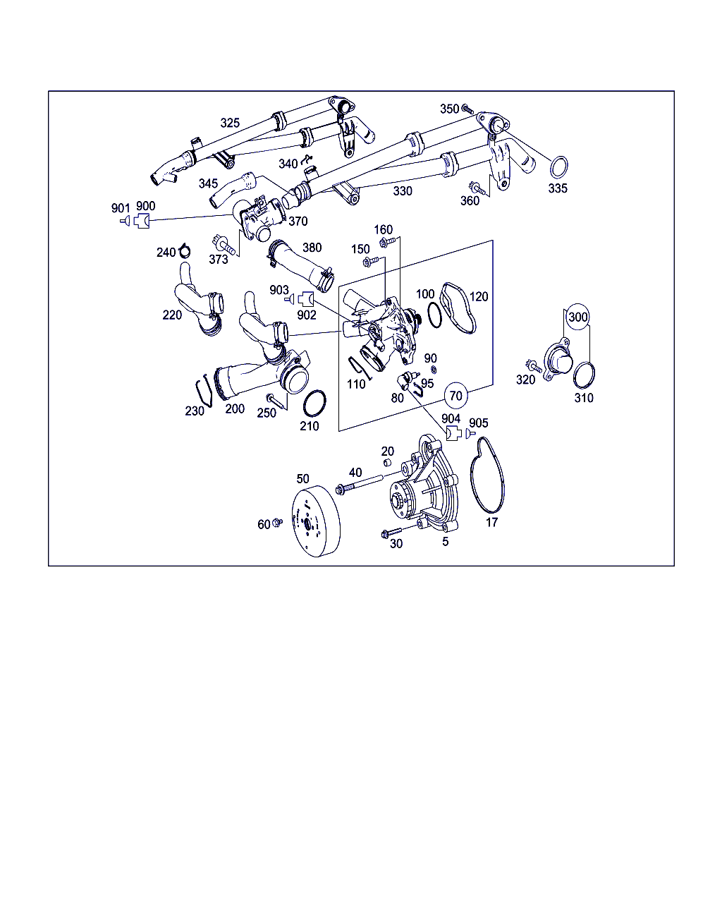 Mercedes-Benz A 271 200 02 15 - Termostaatti, jäähdytysneste inparts.fi