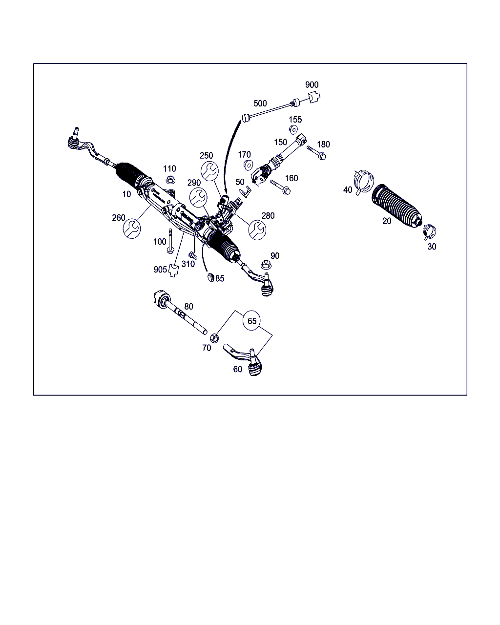 Mercedes-Benz A 212 330 21 03 - Raidetangon pää, suora inparts.fi