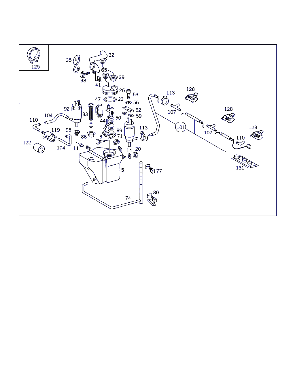 Mercedes-Benz A 000 860 08 62 - Venttiili, lasinpesulaite inparts.fi