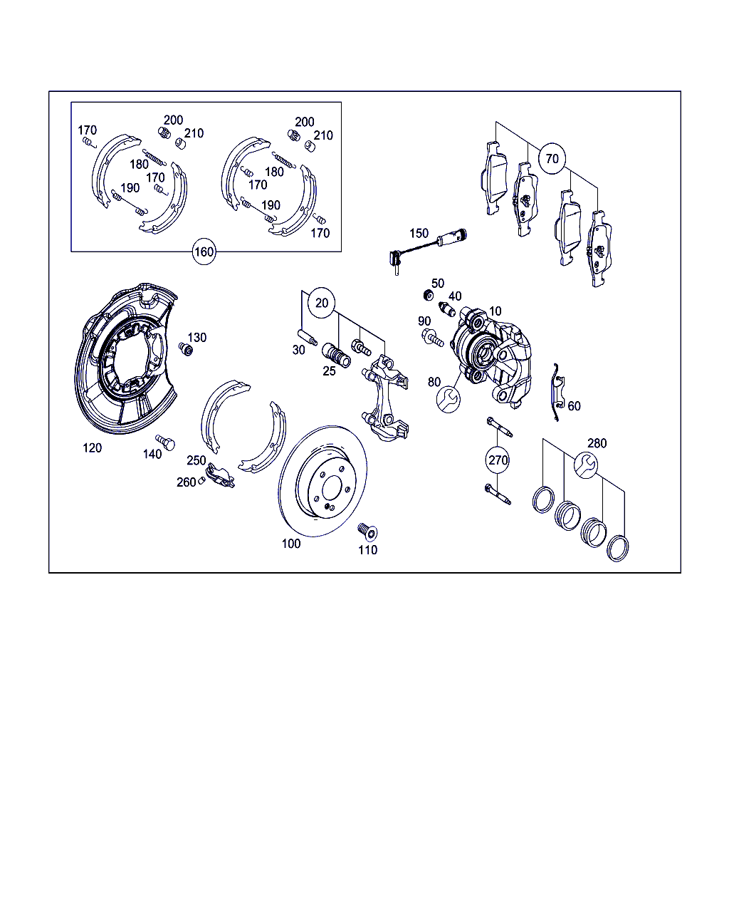 Mercedes-Benz A 004 420 44 20 - Jarrupala, levyjarru inparts.fi