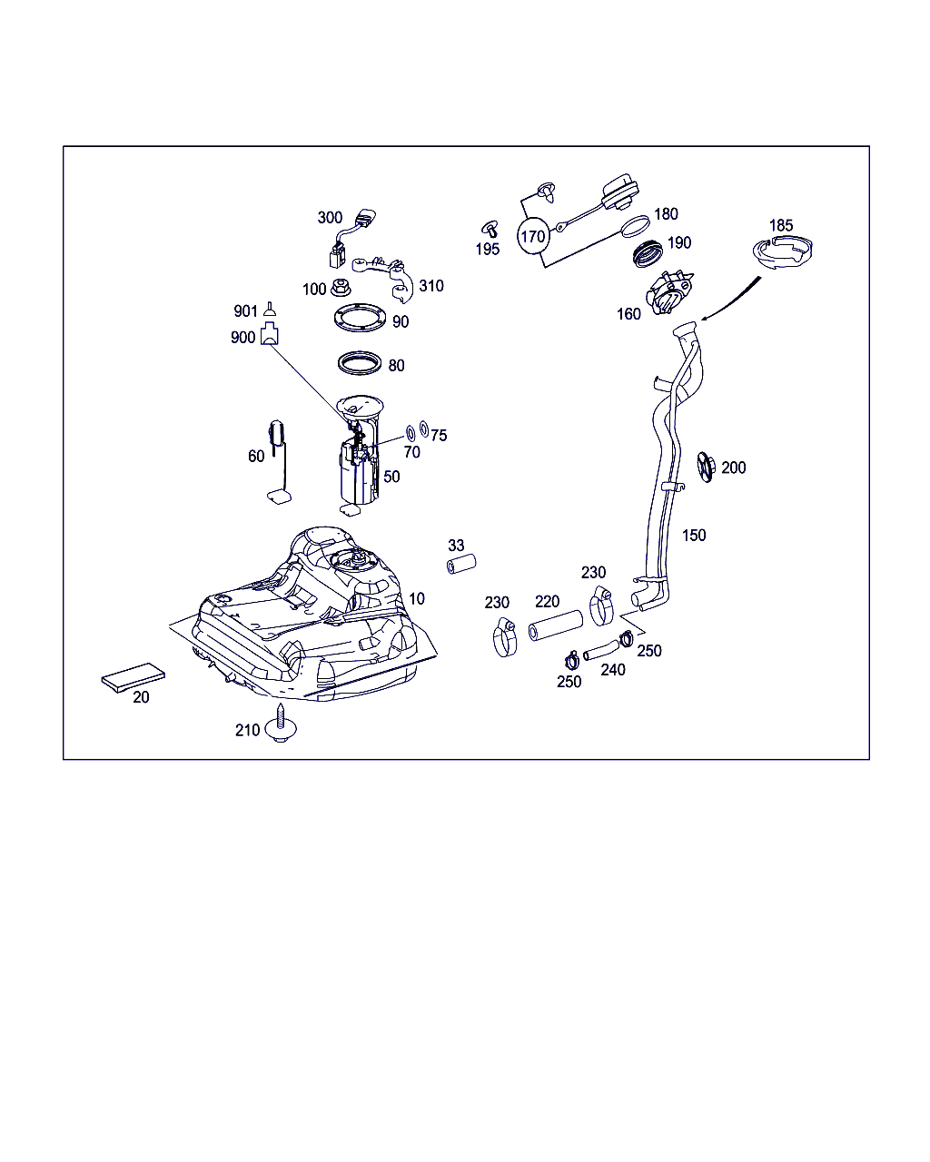 Mercedes-Benz A 169 470 12 94 - Polttoaineen syöttömoduuli inparts.fi