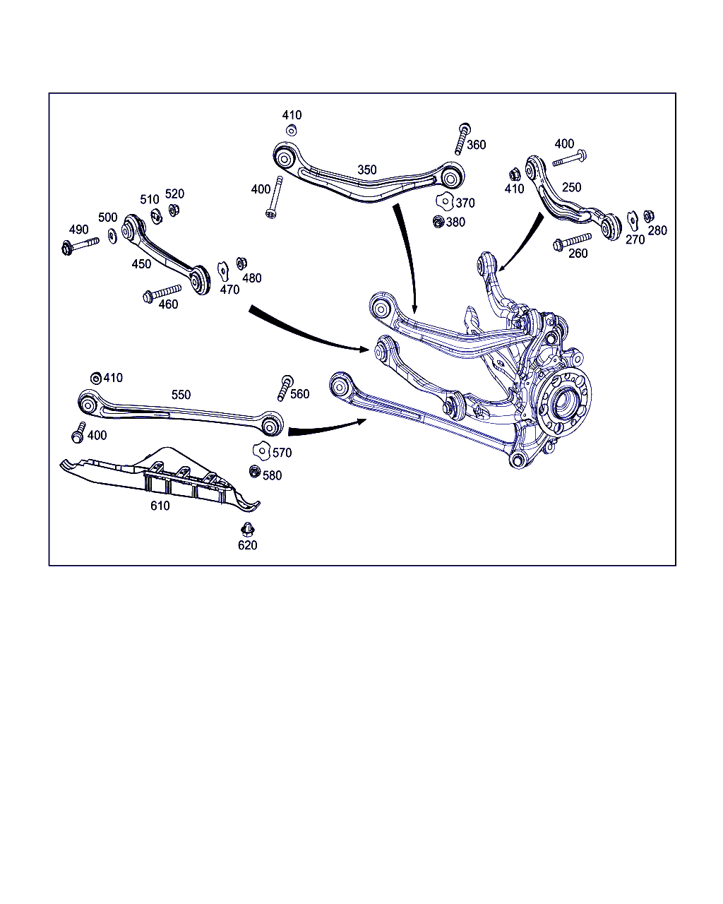 Mercedes-Benz A 000 994 68 10 - Korjaussarja, pyöräntuenta inparts.fi