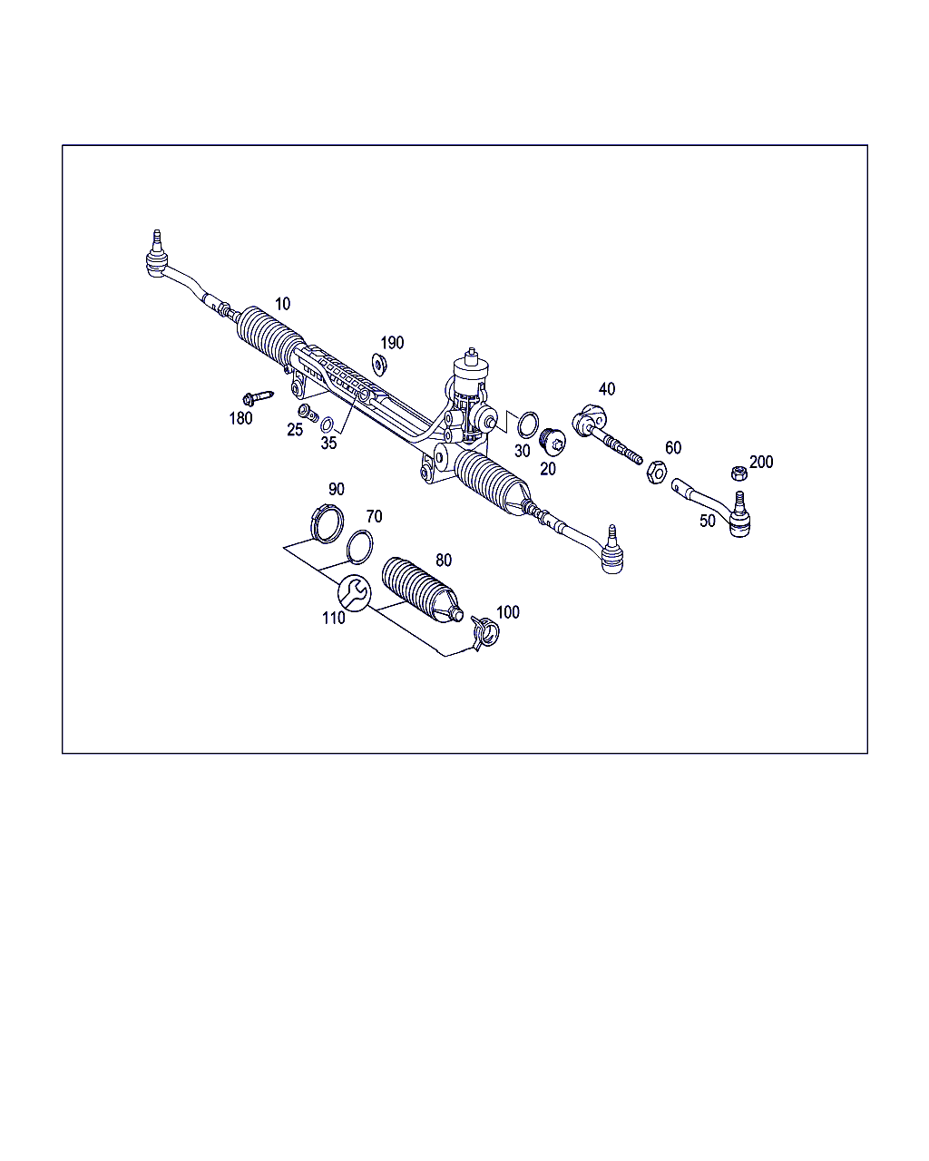 Mercedes-Benz A 168 330 13 35 - Raidetangon pää, suora inparts.fi