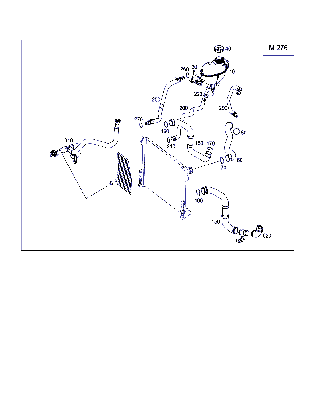 Mercedes-Benz A 204 500 07 49 - Nestesäiliö, jäähdytysneste inparts.fi