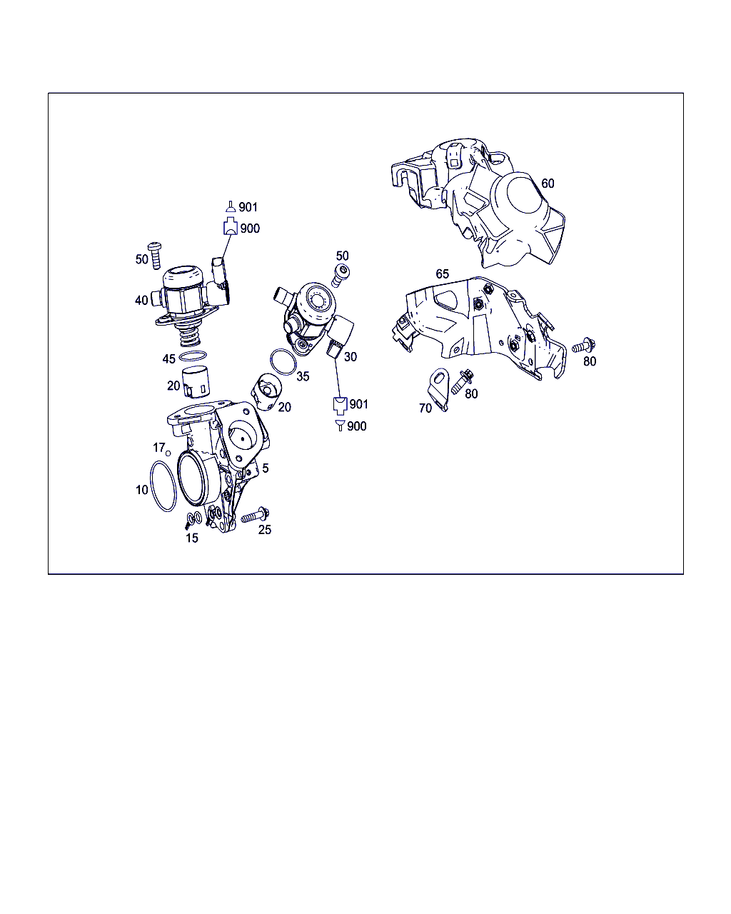 Mercedes-Benz A 278 070 01 01 - Korkeapainepumppu inparts.fi