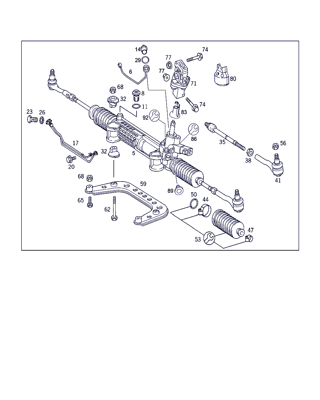 Mercedes-Benz A 210 338 05 15 - Raidetangon pää inparts.fi