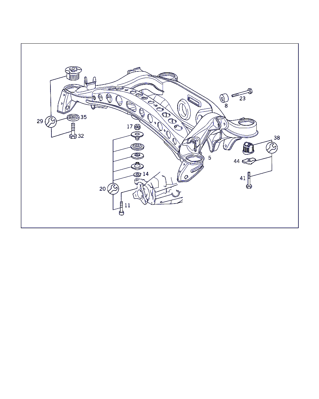 Mercedes-Benz A 210 350 59 08 - Korjaussarja, akselirunko inparts.fi