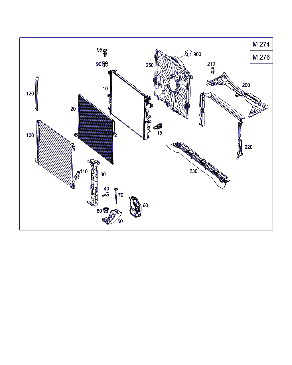 Mercedes-Benz A 099 500 35 00 - Jäähdytin,moottorin jäähdytys inparts.fi