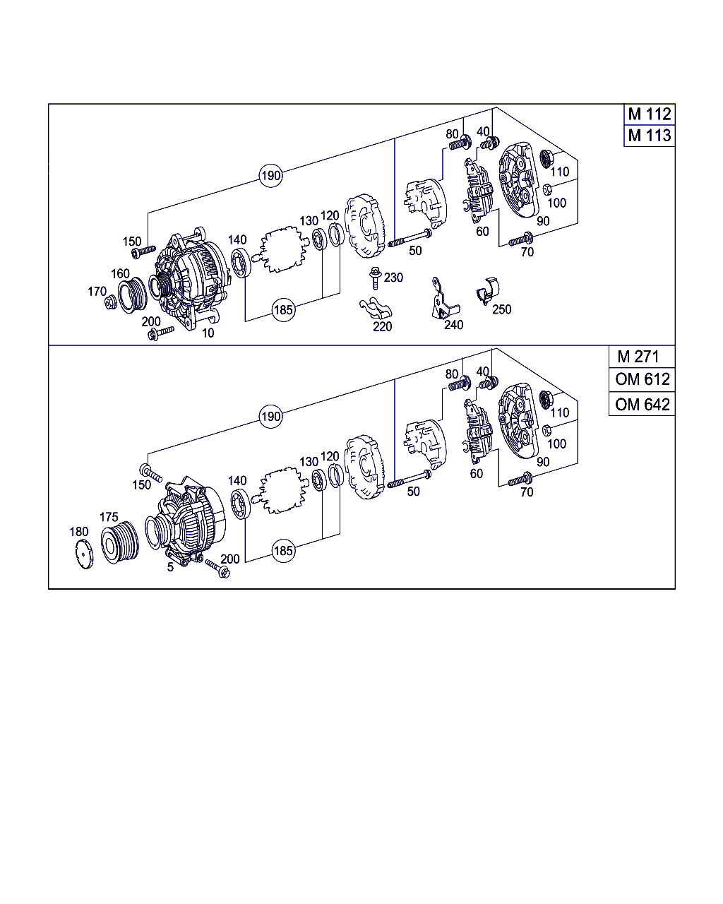 Mercedes-Benz A 271 155 00 16 - Hihnapyörä, laturi inparts.fi