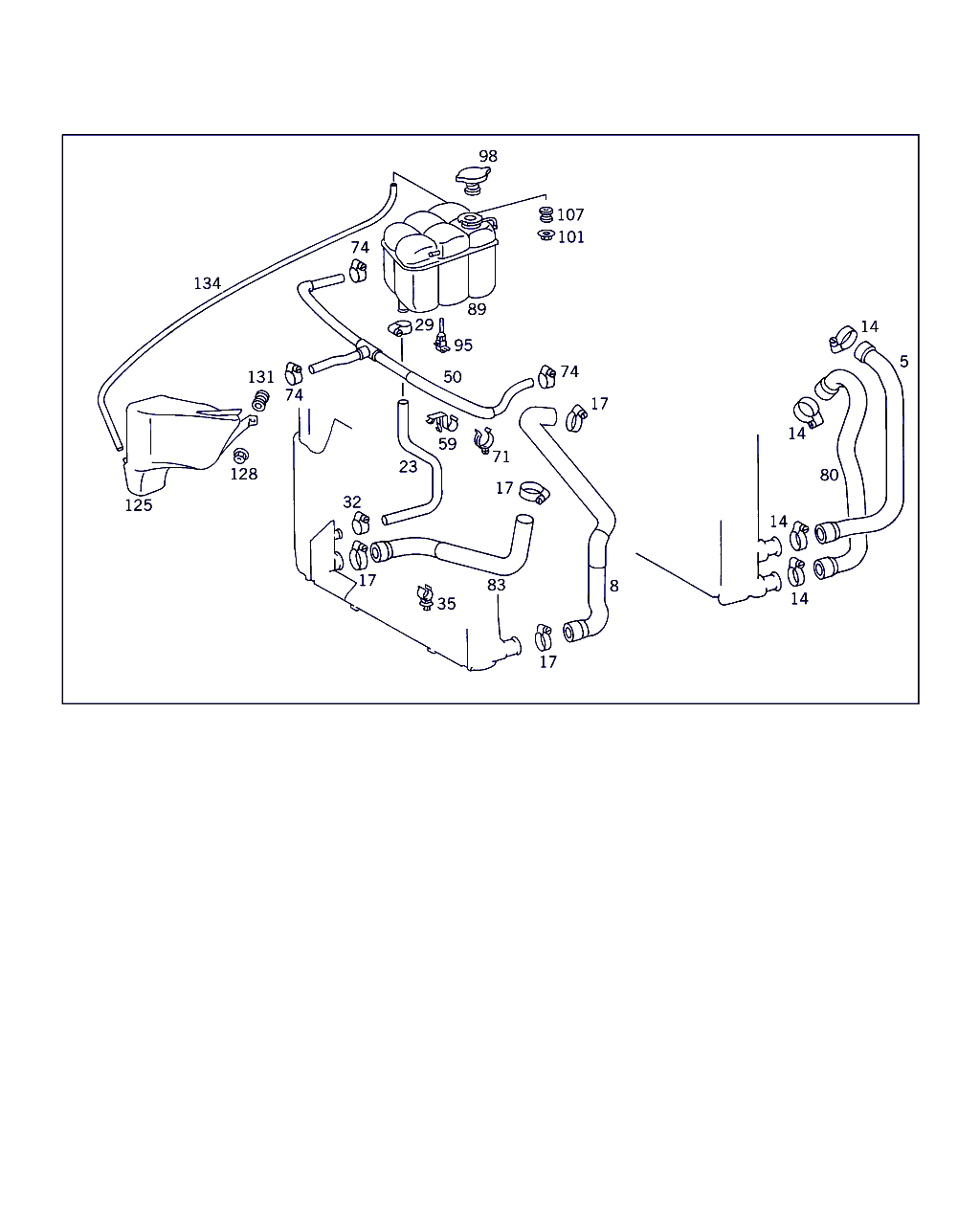 Mercedes-Benz A 129 500 00 06 - Korkki, paisuntasäiliö inparts.fi