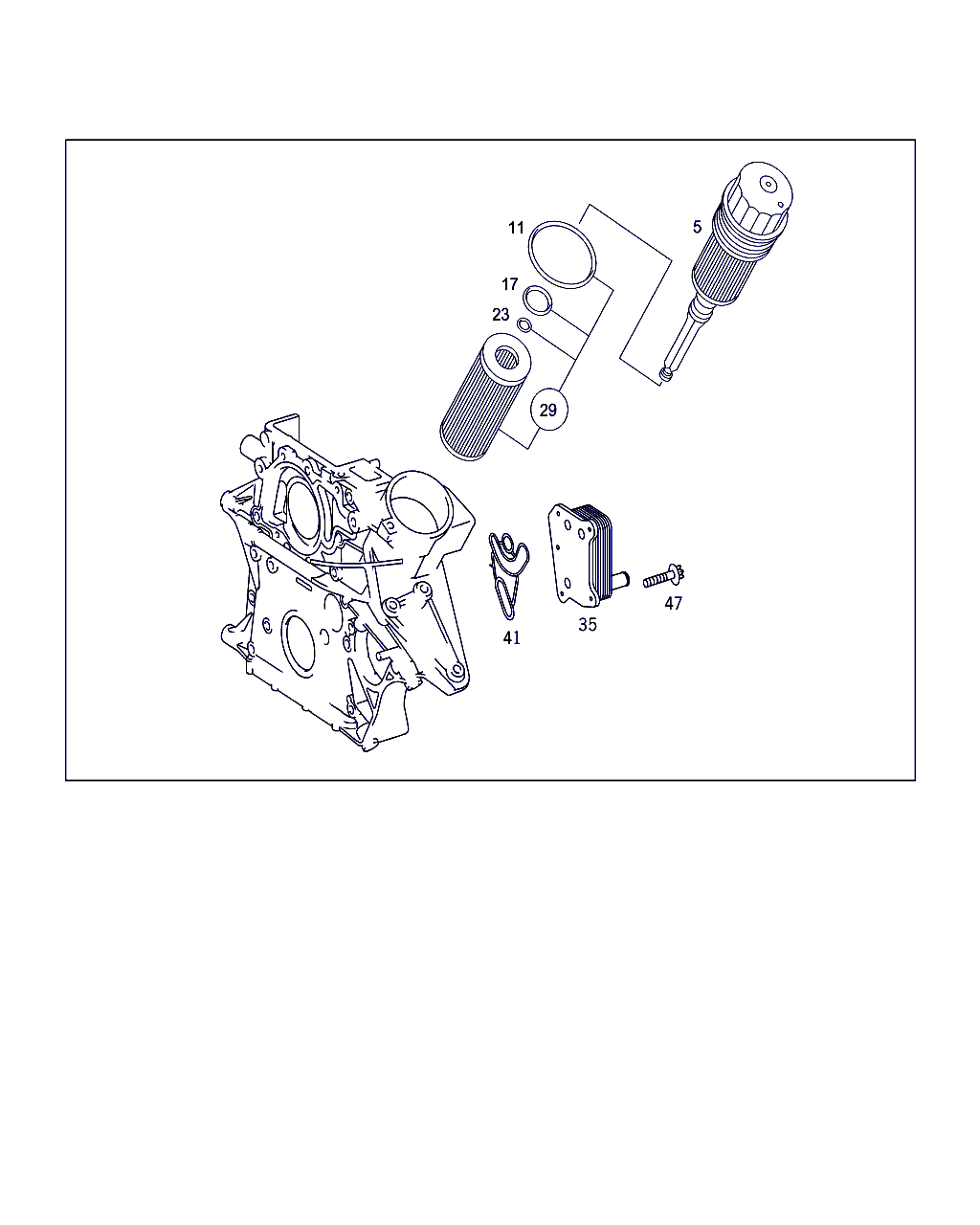 Mercedes-Benz A 611 184 01 80 - Tiiviste, öljynjäähdytin inparts.fi