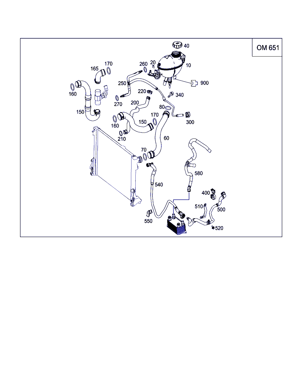 Mercedes-Benz A 212 501 07 82 - Jäähdyttimen letku inparts.fi