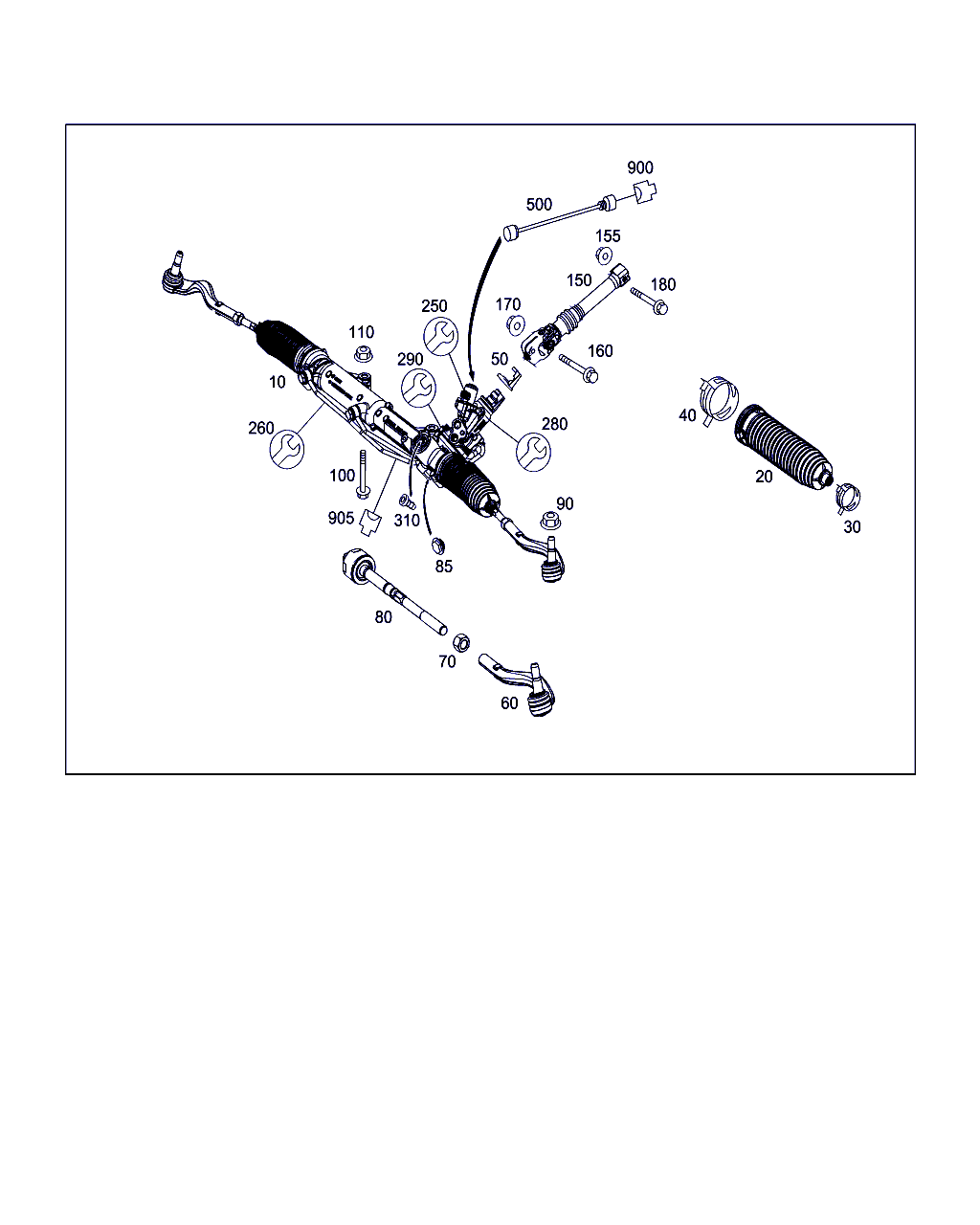 Mercedes-Benz A 212 330 20 00 - Raidetangon pää, suora inparts.fi