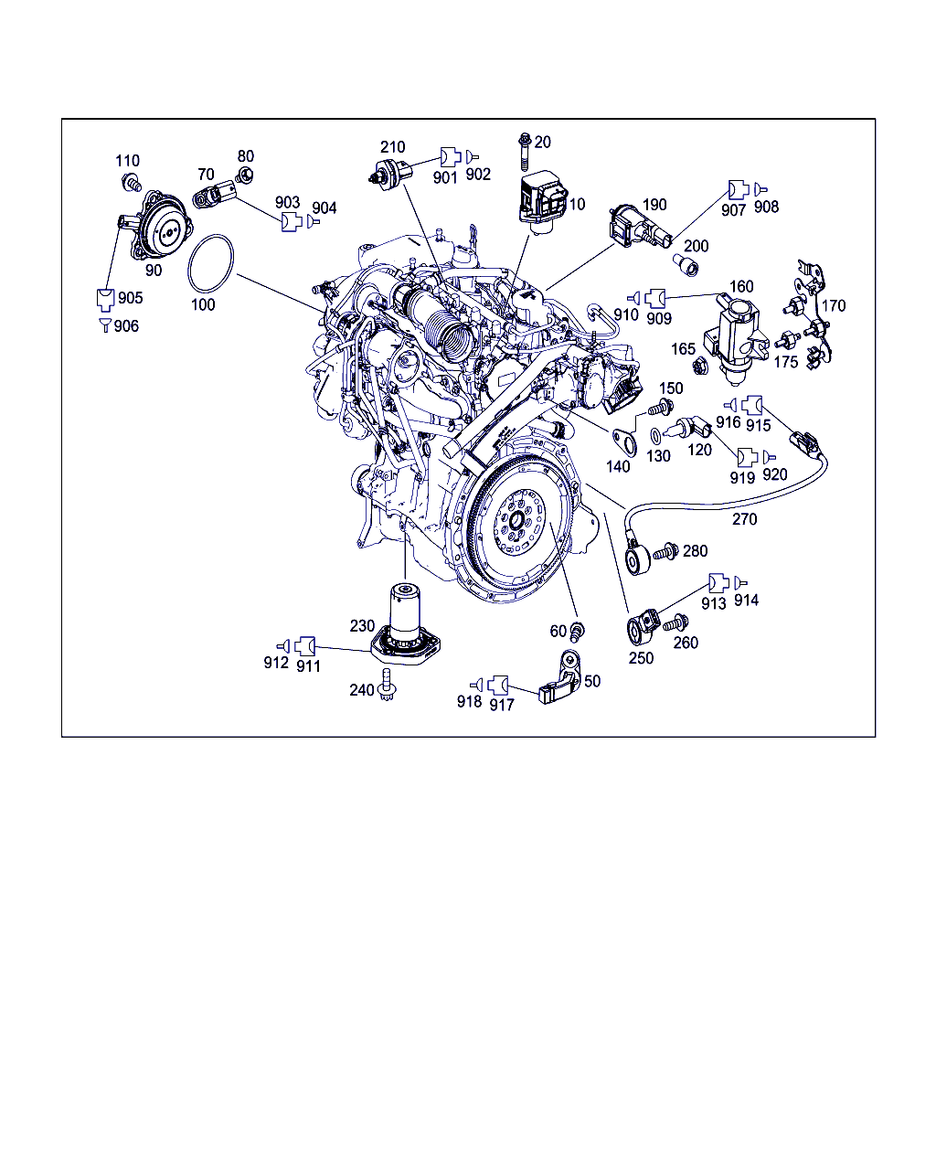 Mercedes-Benz A 270 905 06 00 - Impulssianturi, kampiakseli inparts.fi