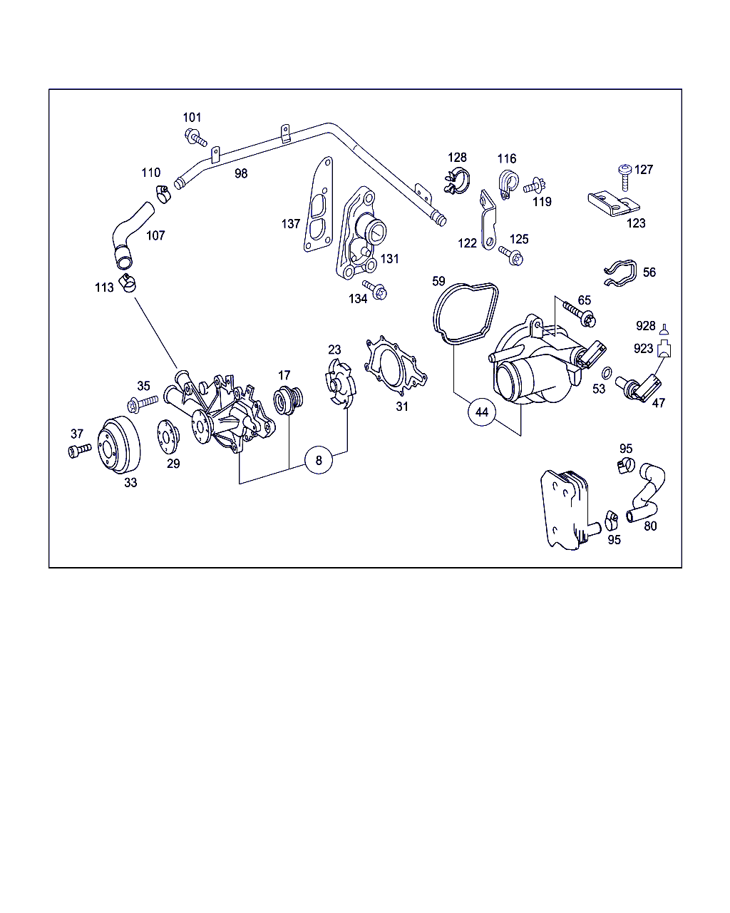 Mercedes-Benz A 611 200 07 15 - Termostaatti, jäähdytysneste inparts.fi