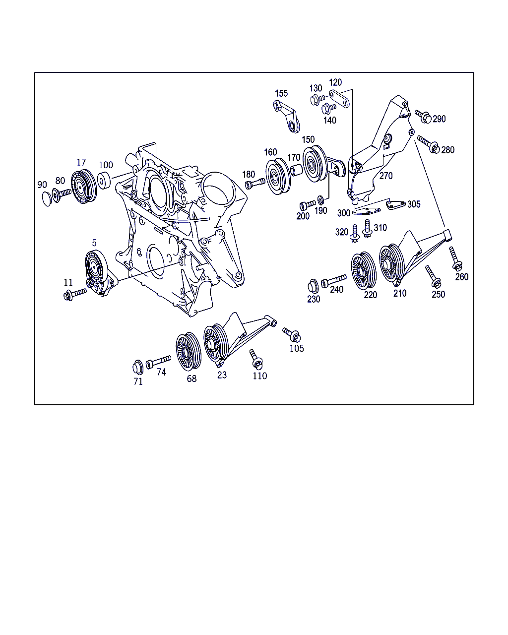 Mercedes-Benz A 000 202 00 19 - Ohjainrulla, moniurahihna inparts.fi