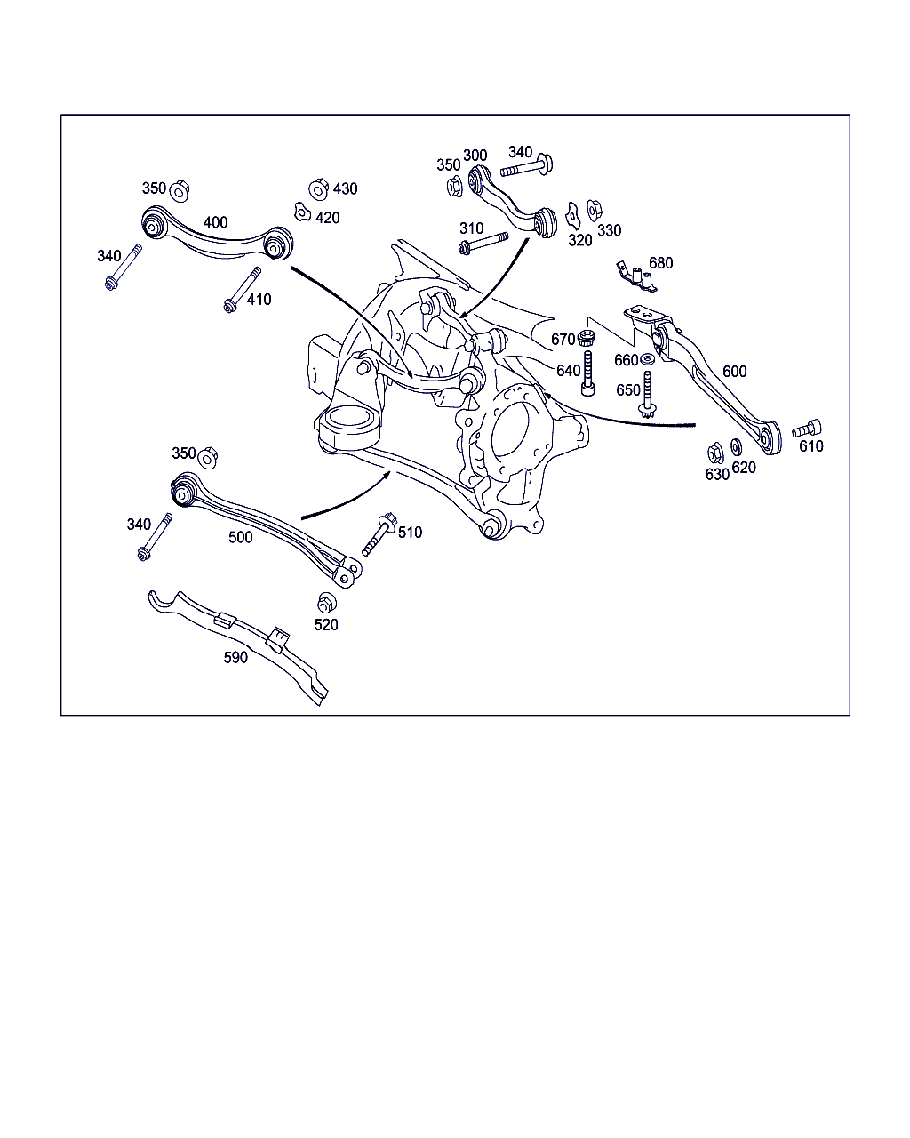 Mercedes-Benz A 230 350 27 06 - Tukivarsi, pyöräntuenta inparts.fi