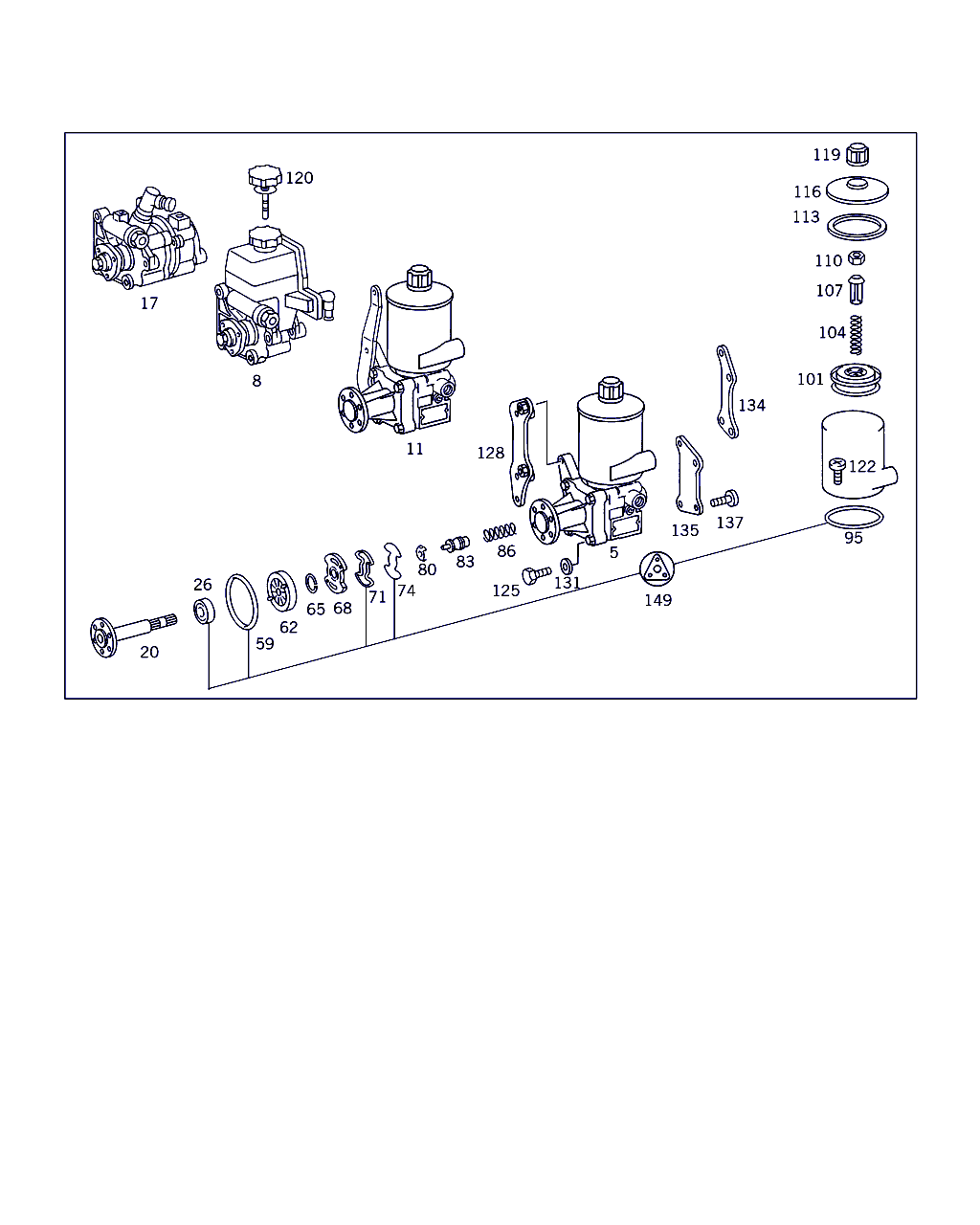 Mercedes-Benz A 002 466 26 01 - Hydrauliikkapumppu, ohjaus inparts.fi