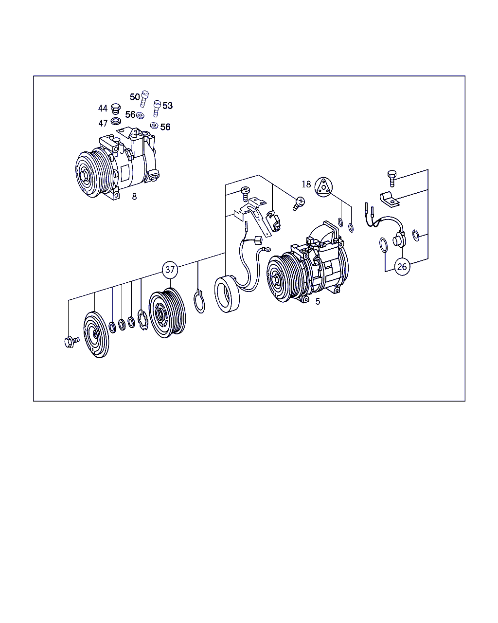 Mercedes-Benz A 000 230 06 11 - Kompressori, ilmastointilaite inparts.fi