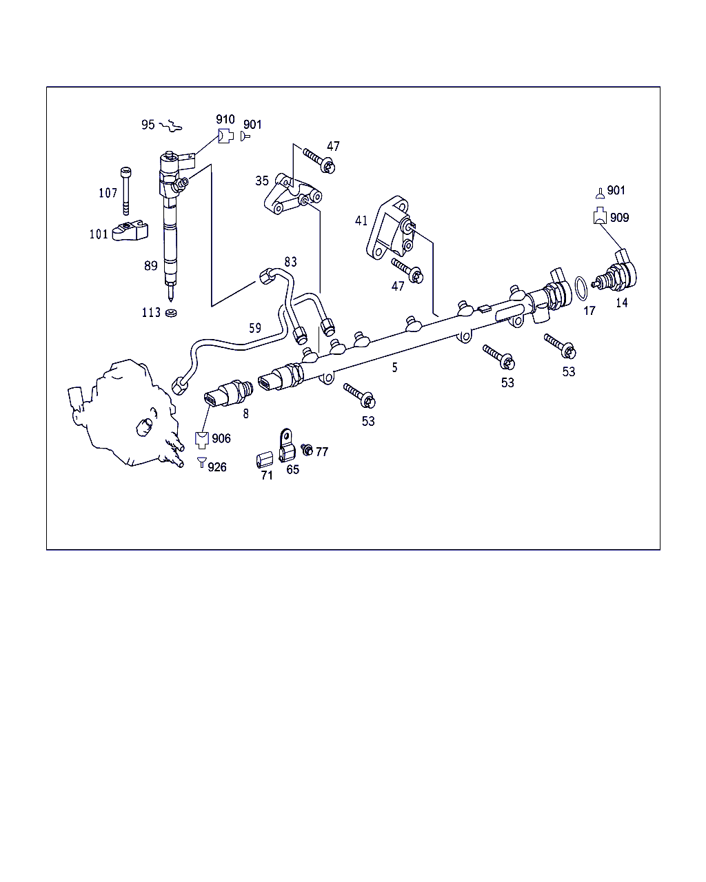 Mercedes-Benz A 611 078 04 49 - Paineensäätöventtiili, Common-Rail-järjestelmä inparts.fi