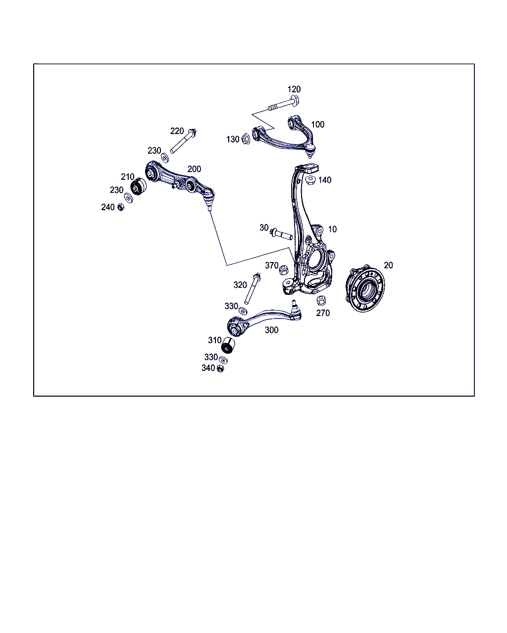 Mercedes-Benz A 205 330 43 03 - Tukivarsi, pyöräntuenta inparts.fi