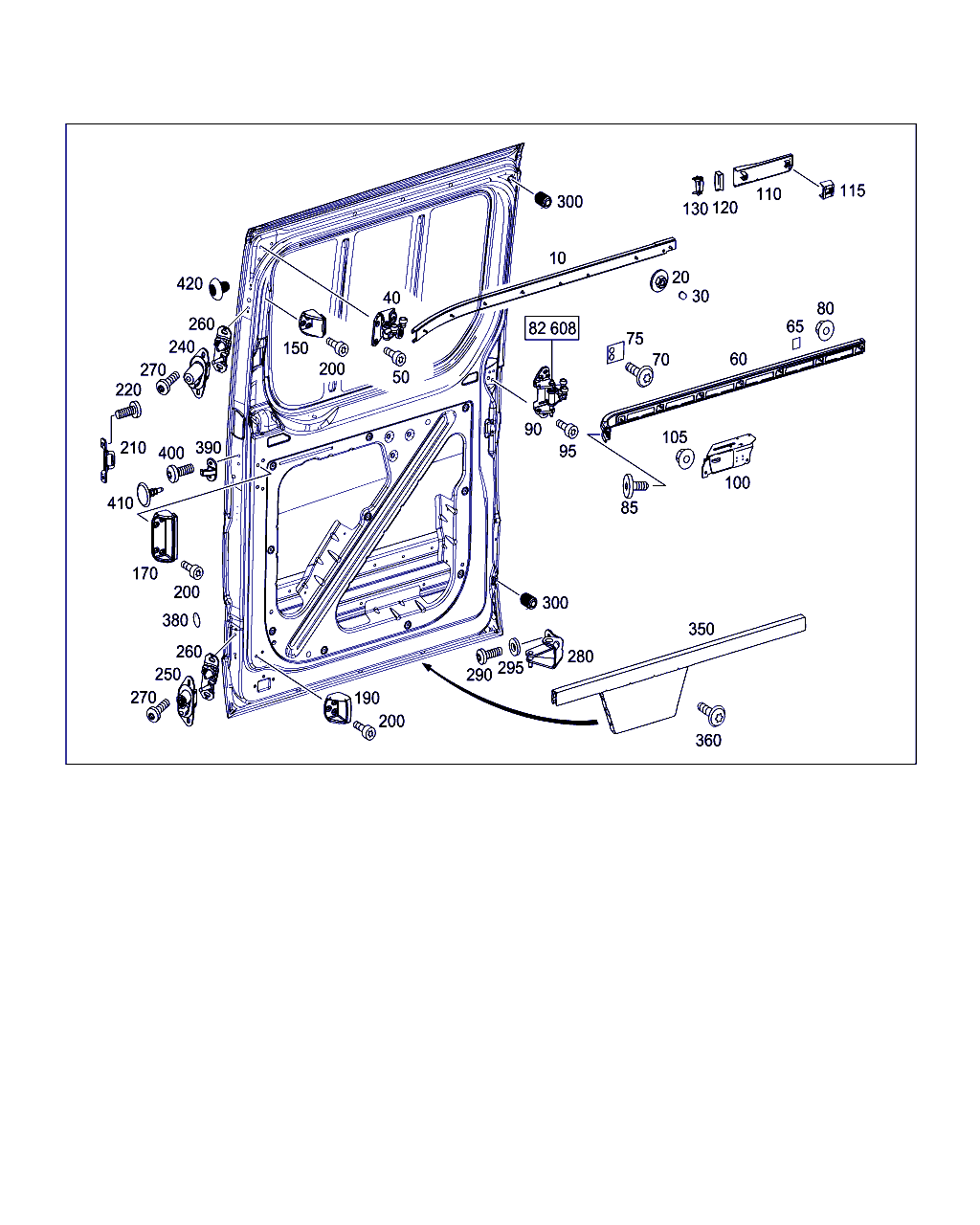 Mercedes-Benz A 906 760 01 47 - Rullaohjain, liukuovi inparts.fi