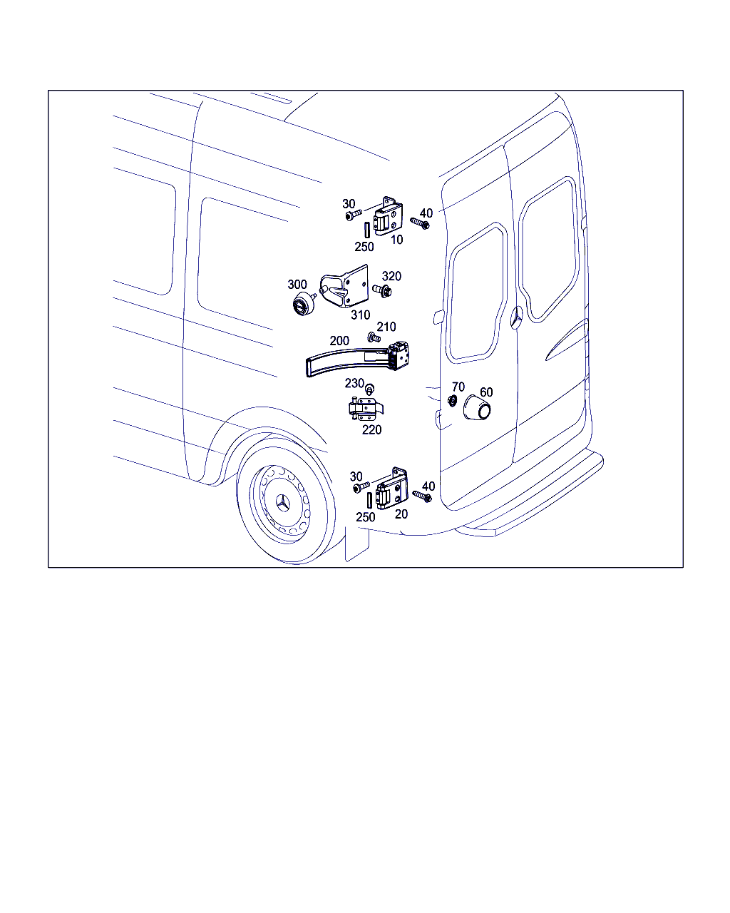 Mercedes-Benz A 906 760 03 28 - Oven pidin inparts.fi