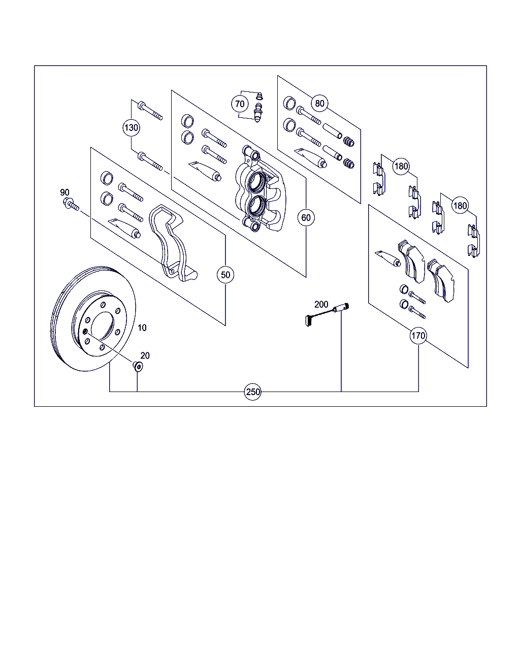 Mercedes-Benz A 000 420 75 15 - Jarrupidikelevy inparts.fi