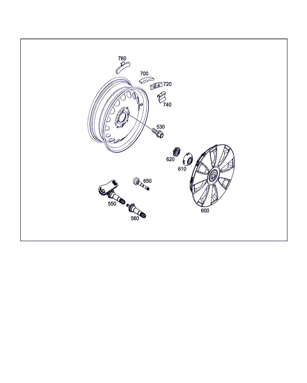 Mercedes-Benz A 453 990 00 07 - Pyöränpultit inparts.fi