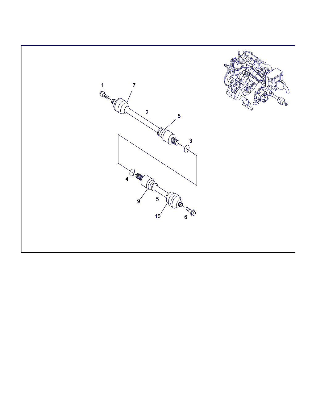 CITROËN Q 0003234V010000000 - Vetoakseli inparts.fi