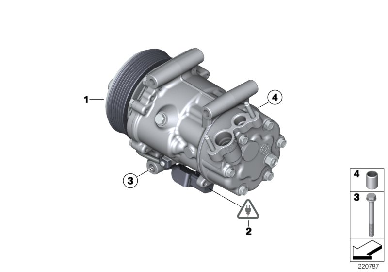 BMW 64 52 9 223 392 - Kompressori, ilmastointilaite inparts.fi