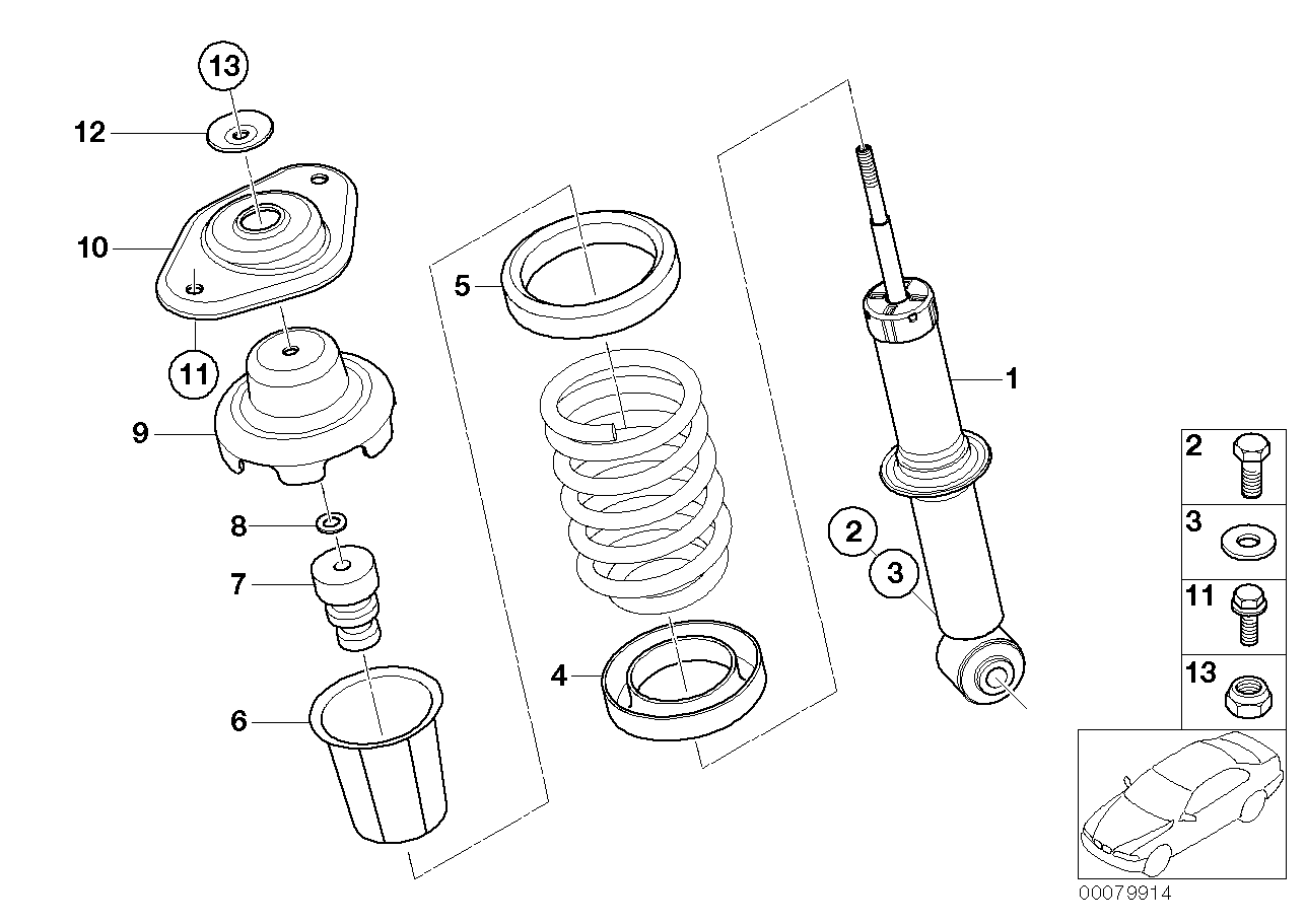 BMW 33 50 6 764 912 - Iskunvaimennin inparts.fi