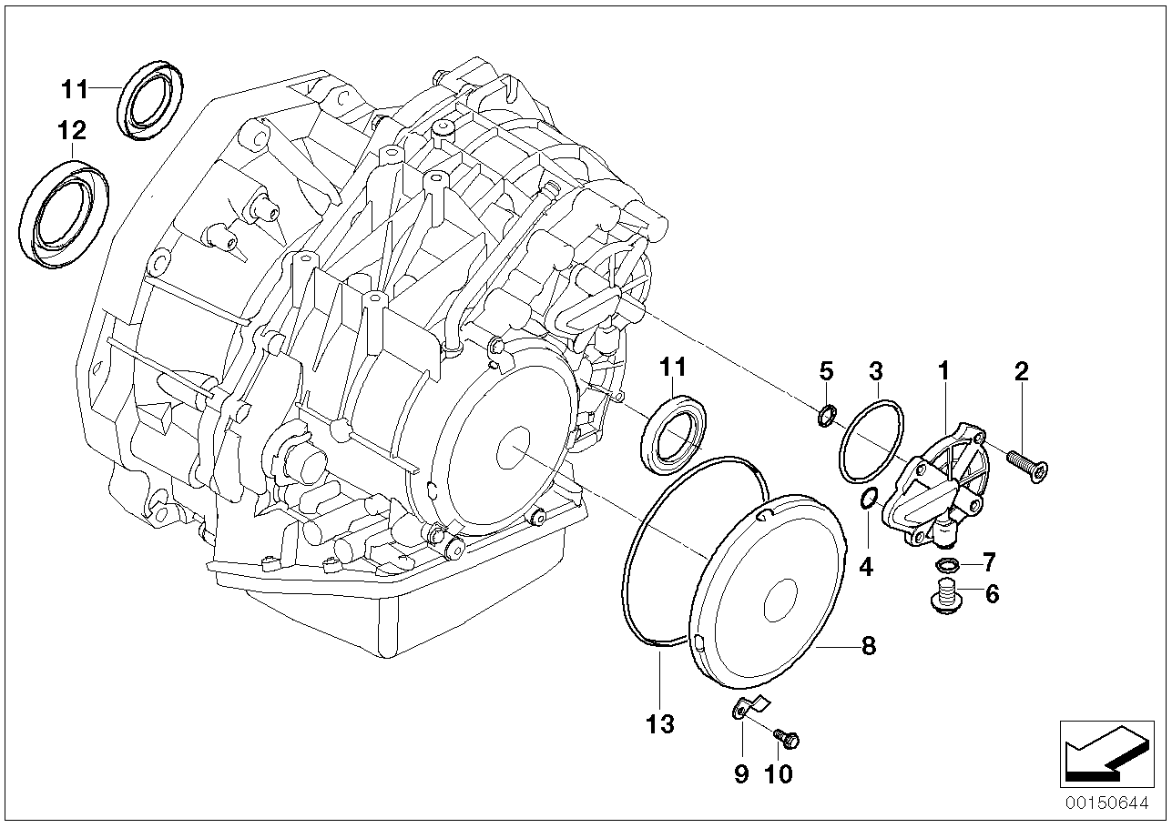 BMW 24217580322 - Akselitiiviste, nokka-akseli inparts.fi