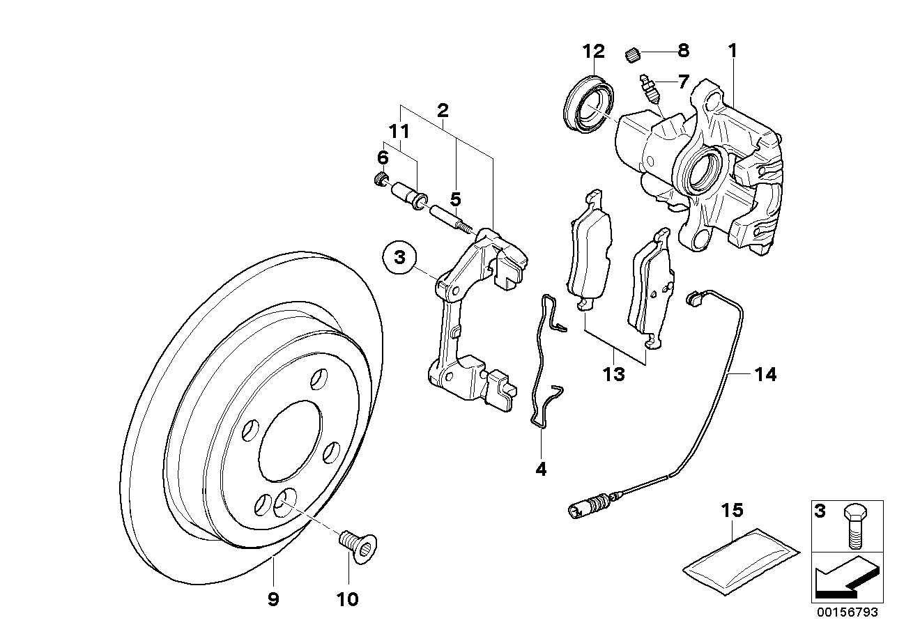 BMW 34 21 1 503 070 - Jarrulevy inparts.fi