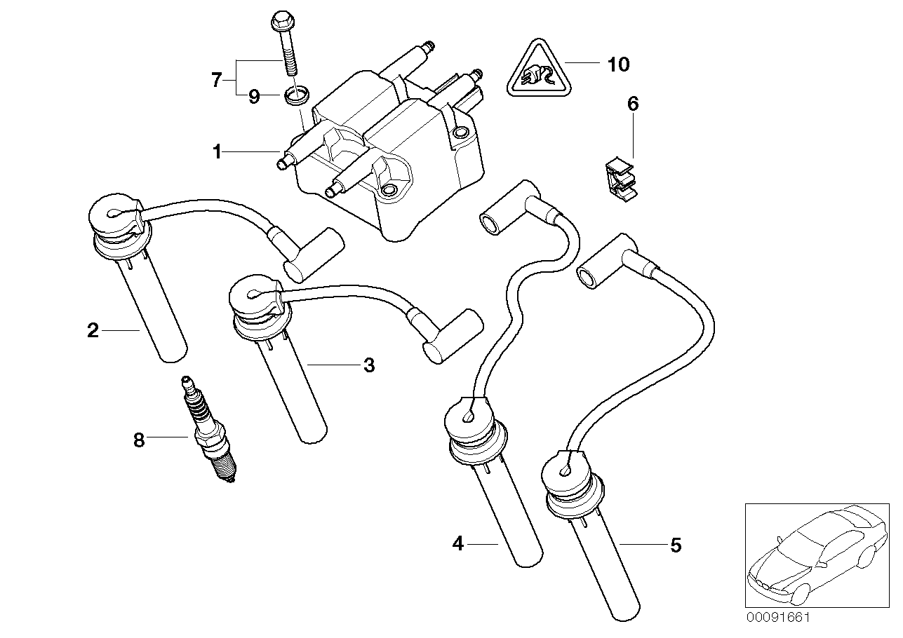 BMW 1213 7510 738 - Sytytyspuola inparts.fi