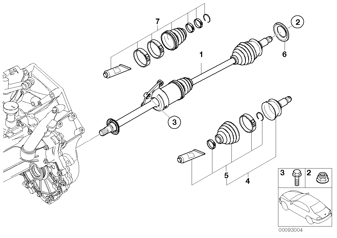 BMW 31607574868 - Vetoakseli inparts.fi