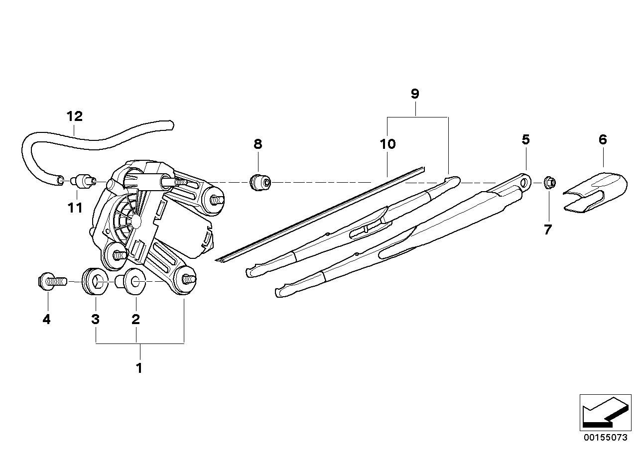 Mercedes-Benz 61627129280 - Pyyhkijänsulka inparts.fi