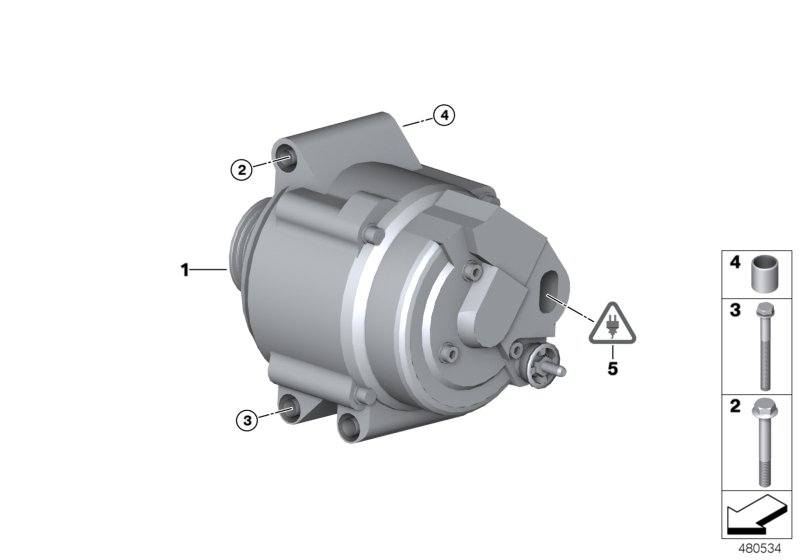 BMW 12 31 7 515 030 - Laturi inparts.fi